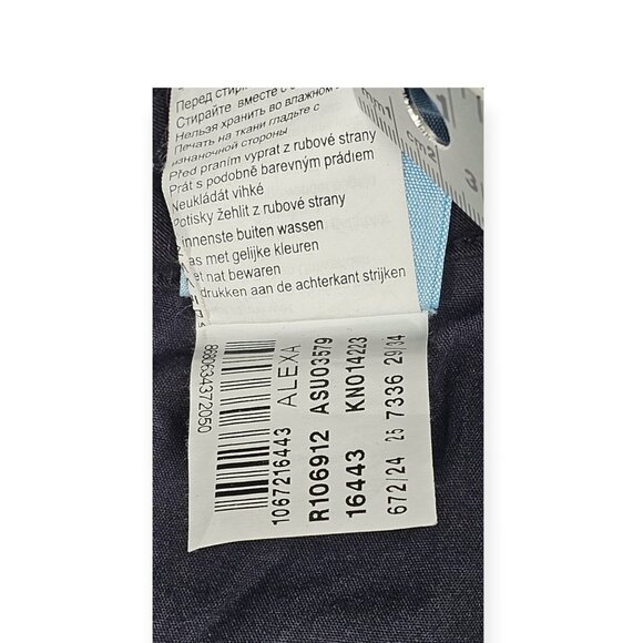 Mavi Jeans "Alexa" Mid-Rise Skinny Jeans - Black Stretch Denim - Picture 10 of 12